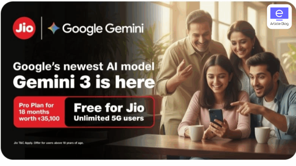 Jio Google Gemini Offer: Free 18-Months Plan, Know How to Claim & Its Benefits 1 Jio Google Gemini Offer