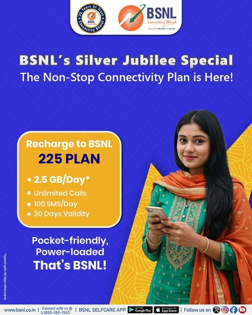 BSNL 225 Plan Details