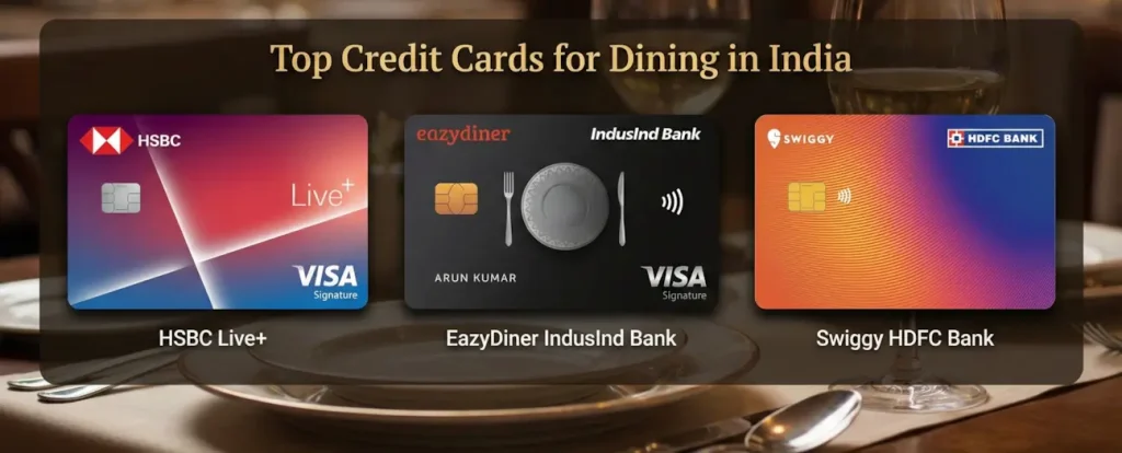 Best Dining Credit Cards & Apps in India (2026 Edition) 2 Top Credit Cards for Dining in India