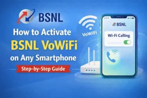 how to activate bsnl vowifi