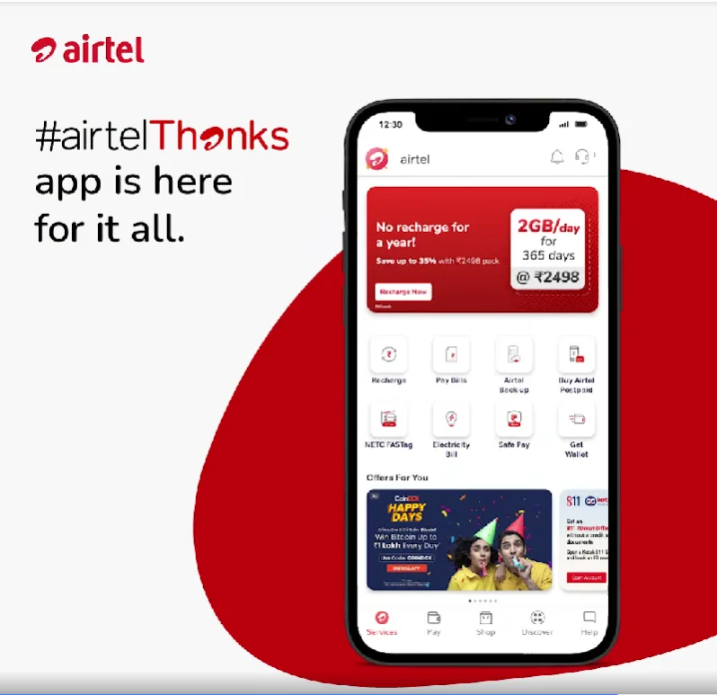 Airtel Thanks app