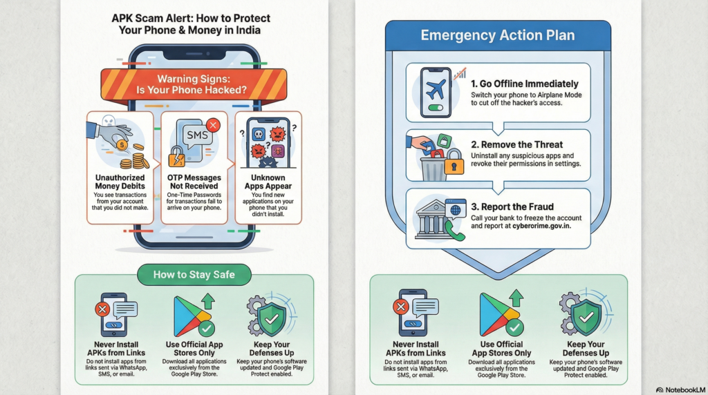 Phone Hacked After Installing an APK? Follow These Emergency Steps 4 What to Do If Money Is Already Debited