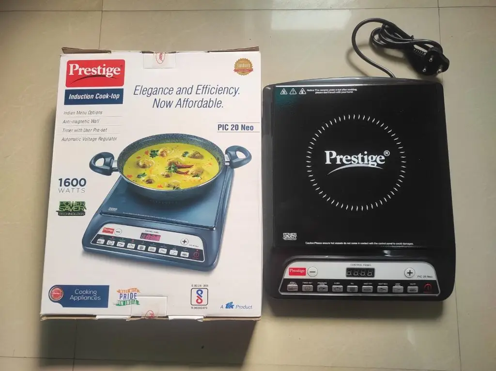 Prestige Pic 20 Neo Induction Cooktop 1600W