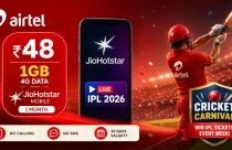 Airtel 48 Rs IPL Plan