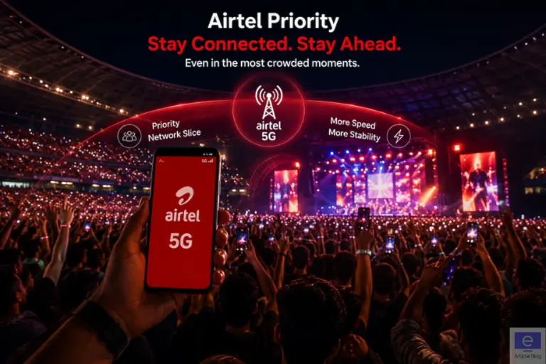 Airtel Priority Postpaid: Plans, 5G Slicing Benefits, and Activation Guide 3 airtel fastlane 5g priority connection crowded event india