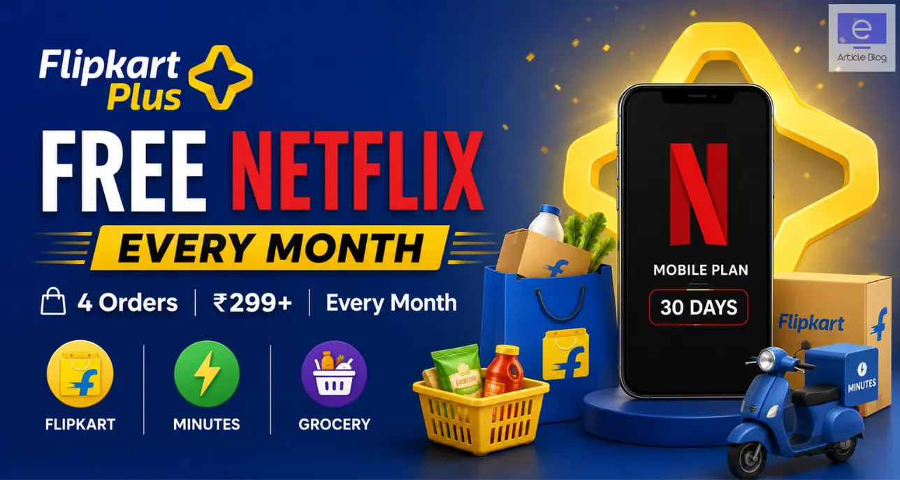 Flipkart Plus Free Netflix Benefit