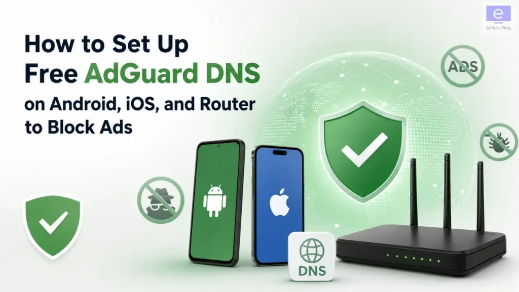 How to Set Up Free AdGuard DNS on Android, iOS, and Router to Block Ads 1 How to Use Adgaurd DNS on Android, iOS or Router