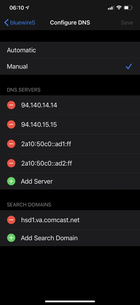 How to Set Up Free AdGuard DNS on Android, iOS, and Router to Block Ads 3 iphone wifi dns manual adguard server address