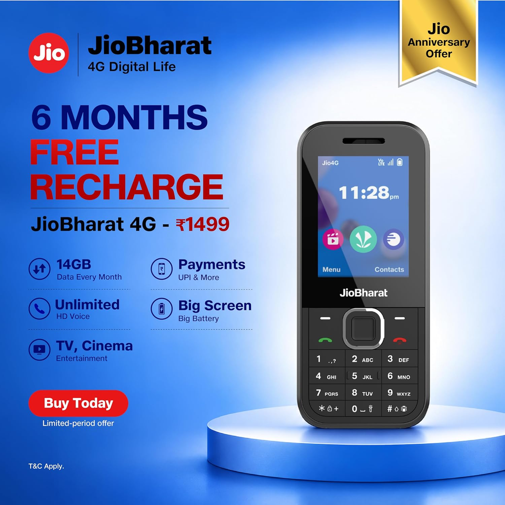 jio 6 months free recharge
