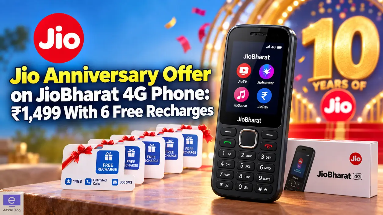 jio anniversary 4g feature phone offer